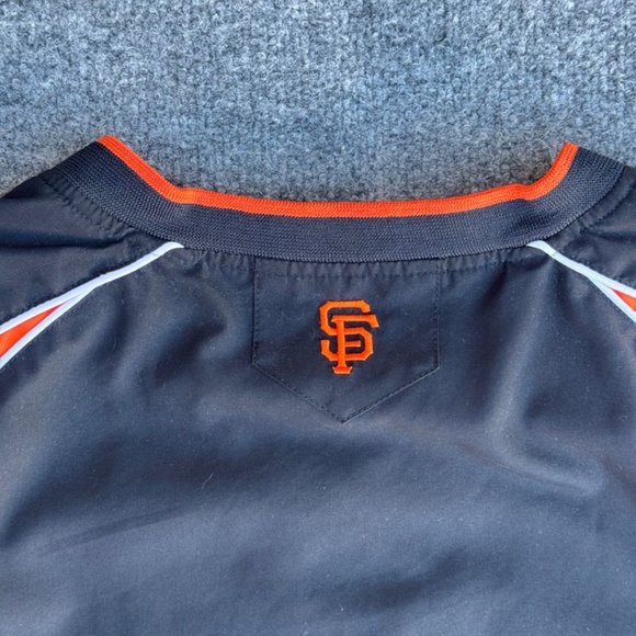 VTG Men's San Francisco Giants Genuine Merchandise Pullover Windbreaker Size 2XL - Picture 8 of 13